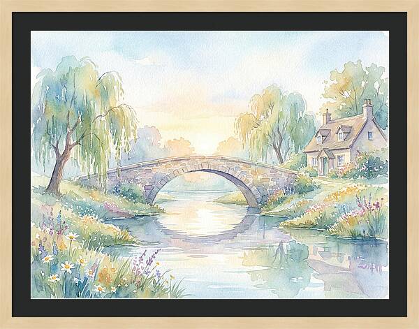 Serene Waters Beneath The Arch