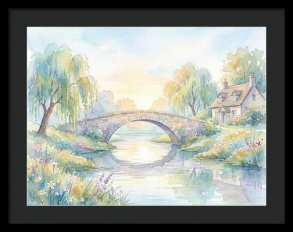Serene Waters Beneath The Arch
