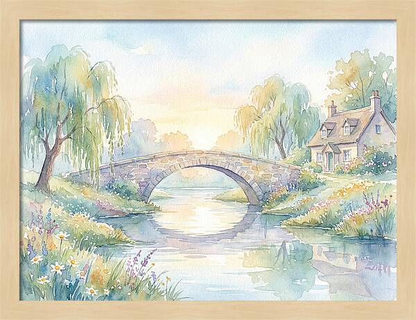 Serene Waters Beneath The Arch