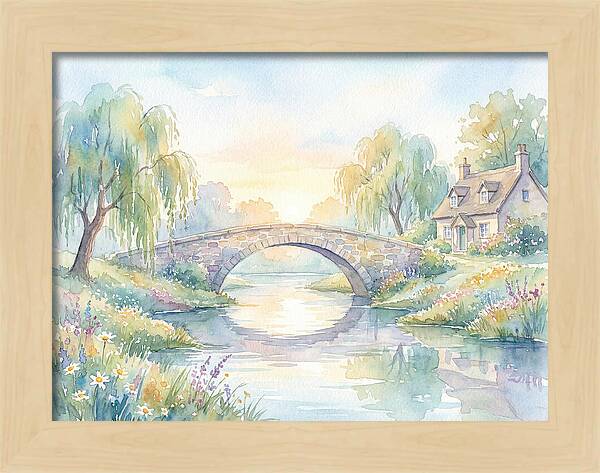 Serene Waters Beneath The Arch