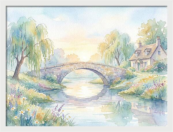 Serene Waters Beneath The Arch