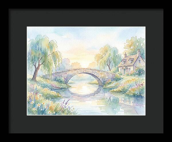 Serene Waters Beneath The Arch