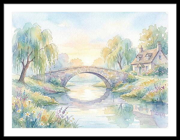 Serene Waters Beneath The Arch