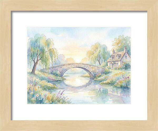 Serene Waters Beneath The Arch
