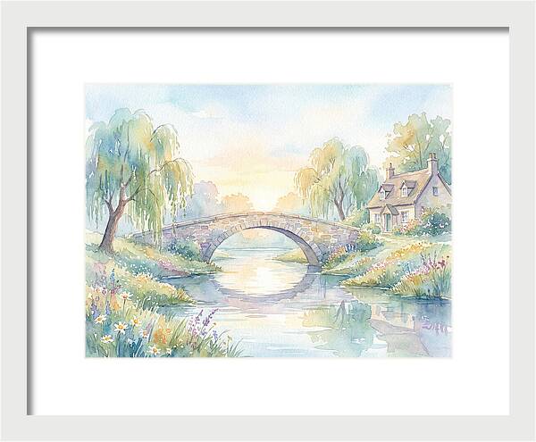 Serene Waters Beneath The Arch