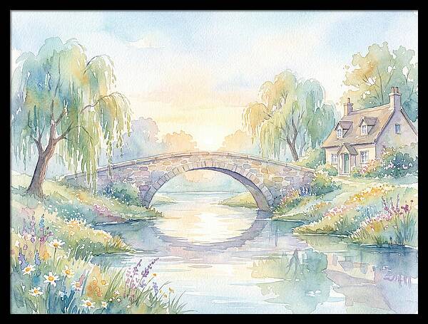 Serene Waters Beneath The Arch