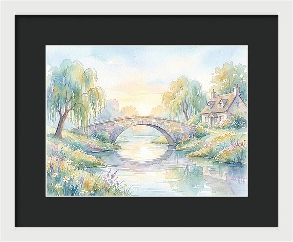 Serene Waters Beneath The Arch