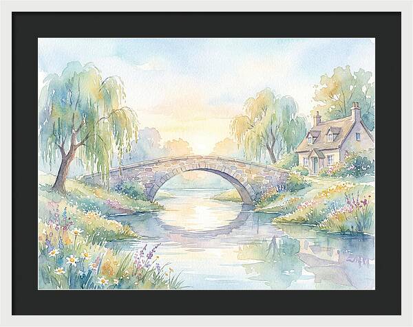 Serene Waters Beneath The Arch
