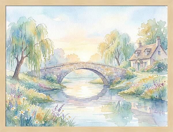 Serene Waters Beneath The Arch