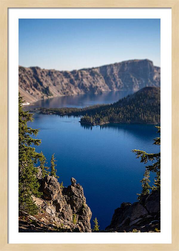 Serene Waters Of Crater Lake