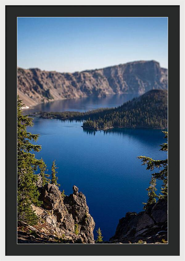 Serene Waters Of Crater Lake