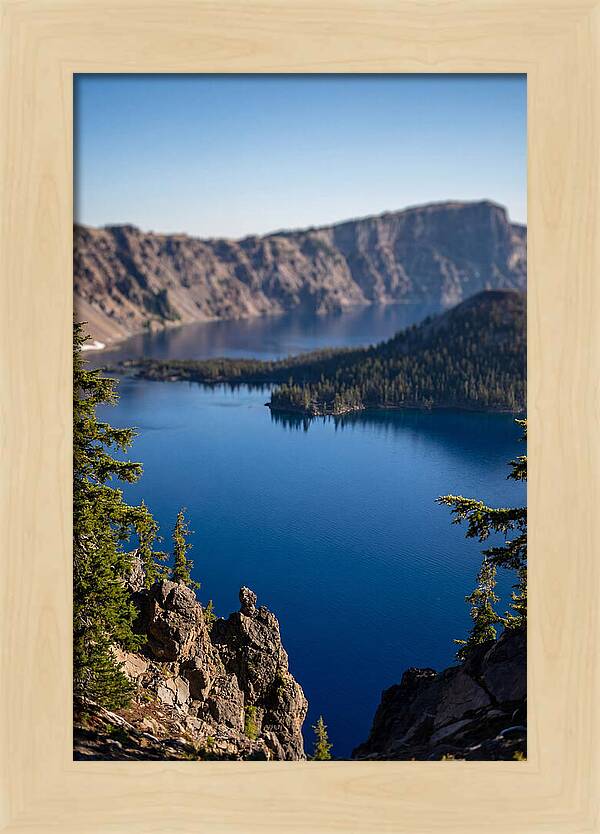 Serene Waters Of Crater Lake
