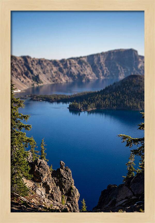 Serene Waters Of Crater Lake