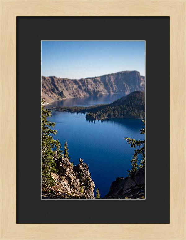 Serene Waters Of Crater Lake