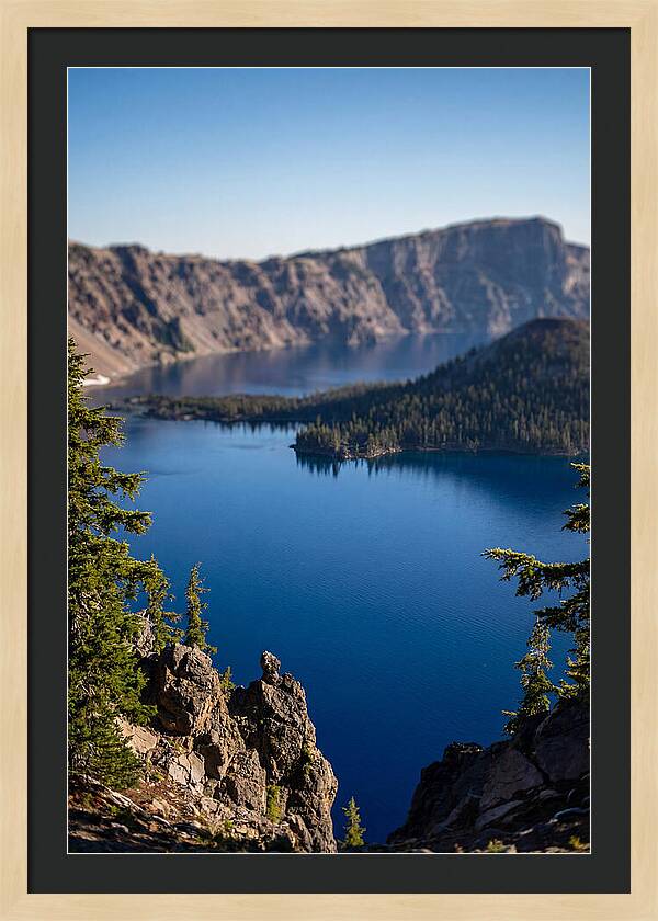 Serene Waters Of Crater Lake