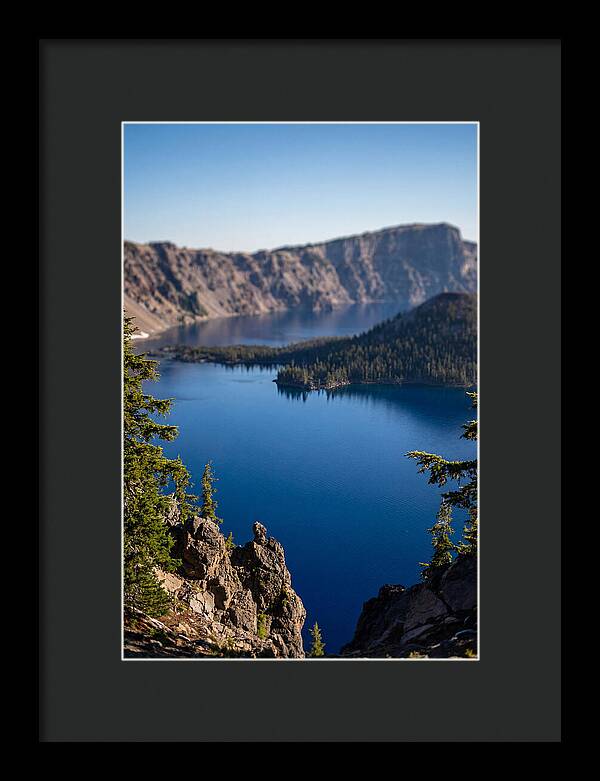 Serene Waters Of Crater Lake