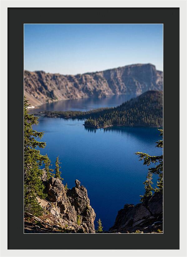Serene Waters Of Crater Lake