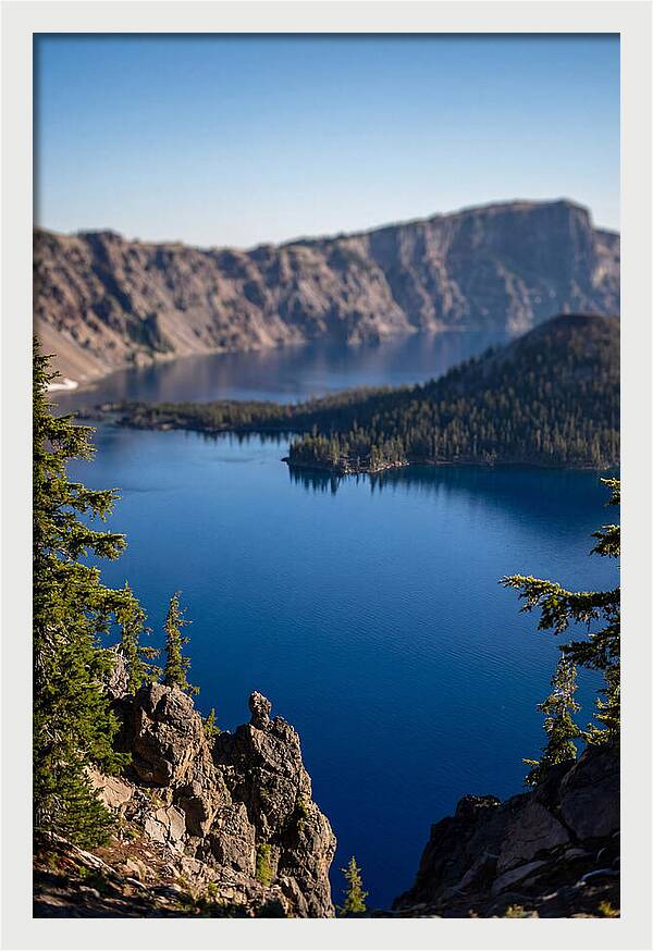 Serene Waters Of Crater Lake