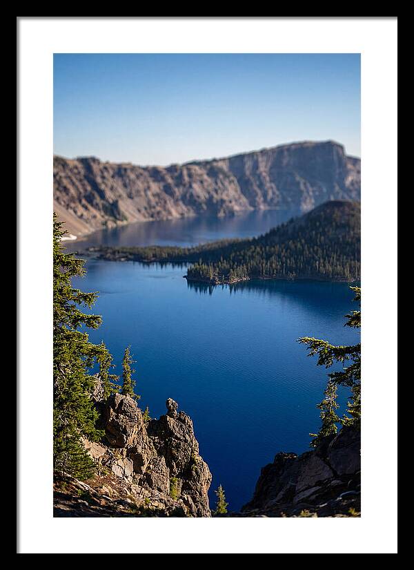 Serene Waters Of Crater Lake