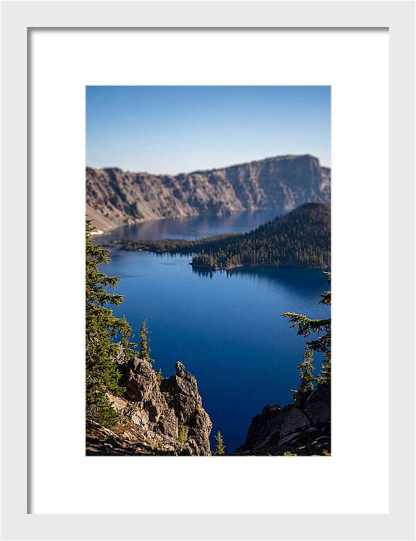 Serene Waters Of Crater Lake