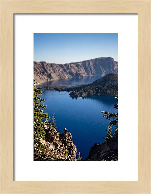 Serene Waters Of Crater Lake