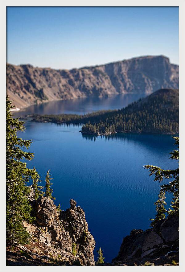 Serene Waters Of Crater Lake