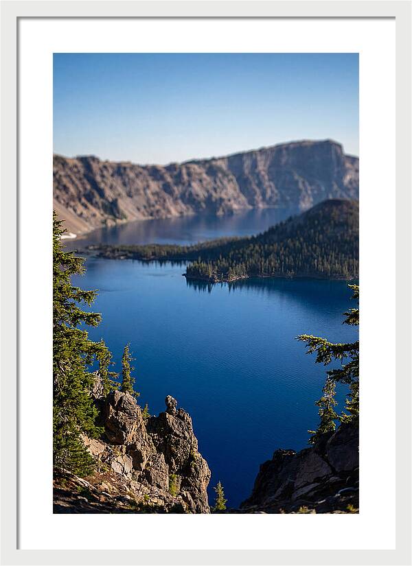 Serene Waters Of Crater Lake