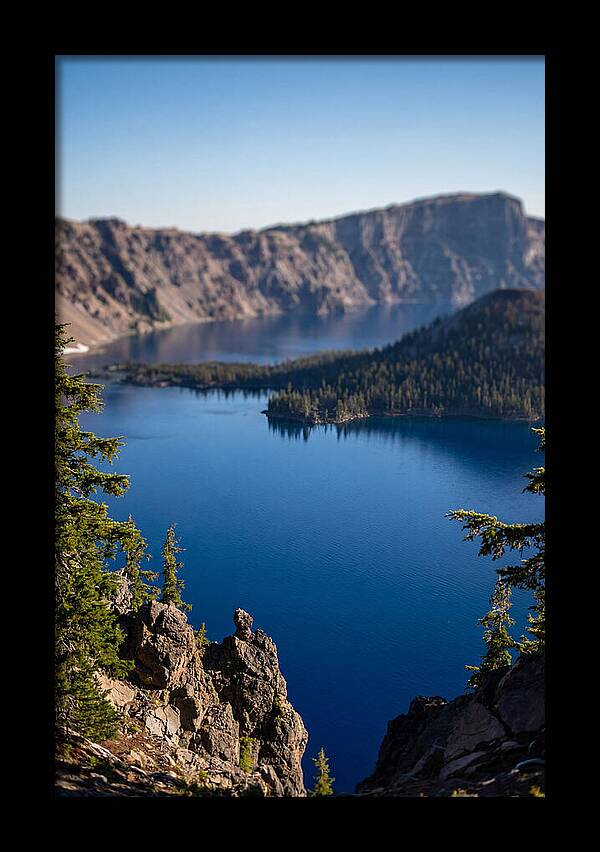 Serene Waters Of Crater Lake