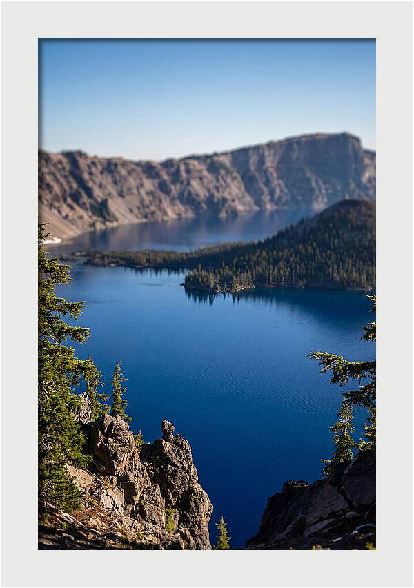 Serene Waters Of Crater Lake
