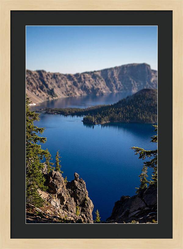 Serene Waters Of Crater Lake