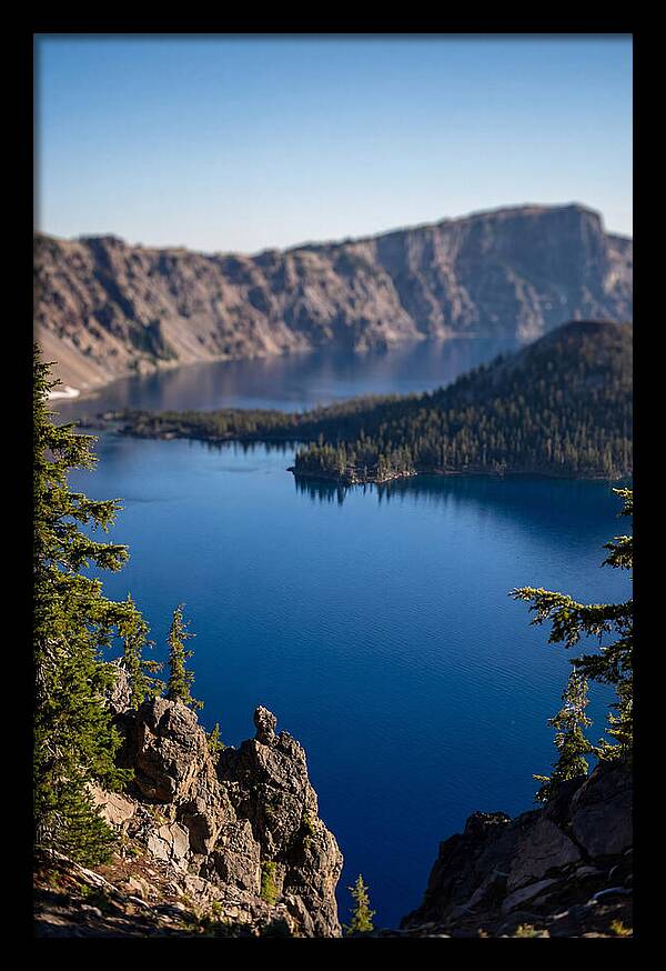 Serene Waters Of Crater Lake