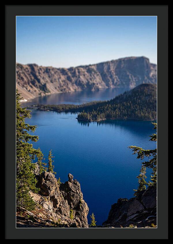 Serene Waters Of Crater Lake