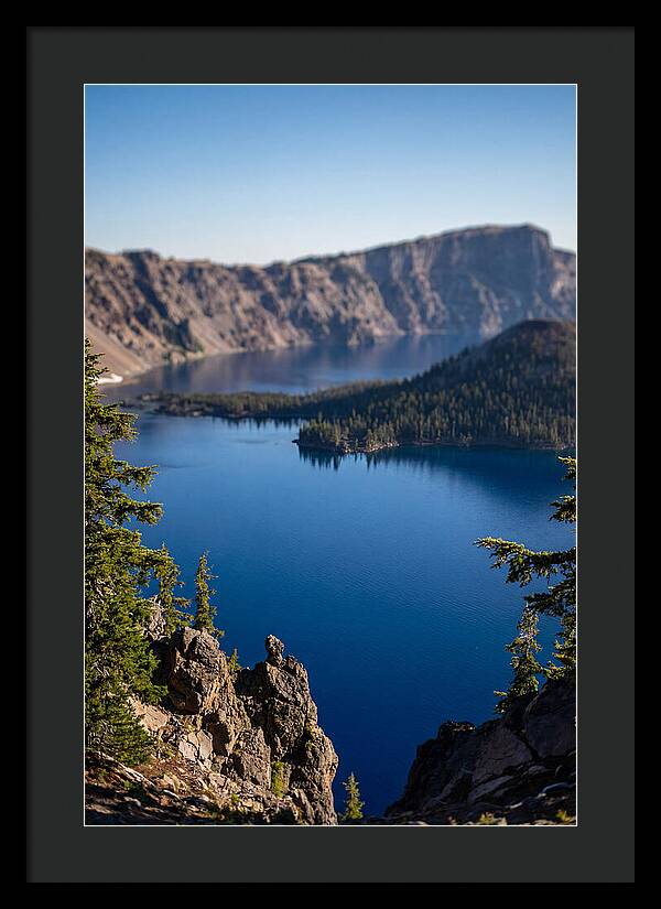 Serene Waters Of Crater Lake