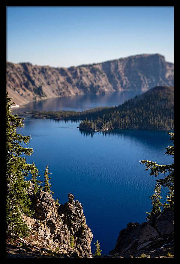 Serene Waters Of Crater Lake