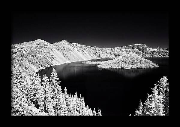 Serene Waters Of Crater Lake