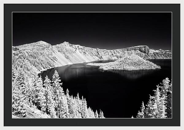 Serene Waters Of Crater Lake