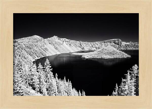 Serene Waters Of Crater Lake