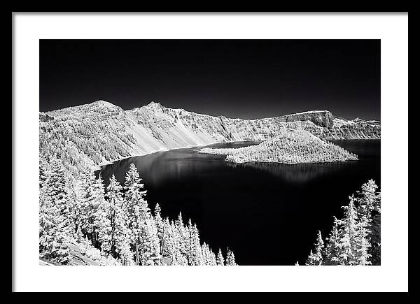 Serene Waters Of Crater Lake