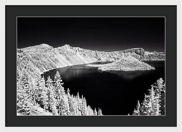 Serene Waters Of Crater Lake