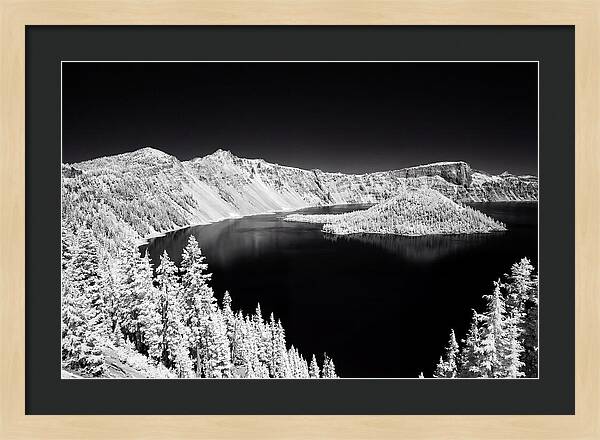 Serene Waters Of Crater Lake