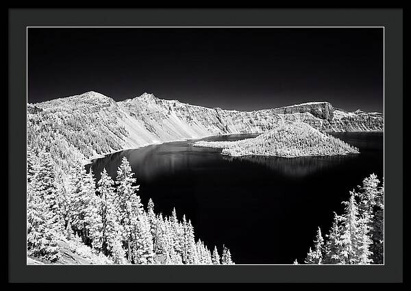 Serene Waters Of Crater Lake