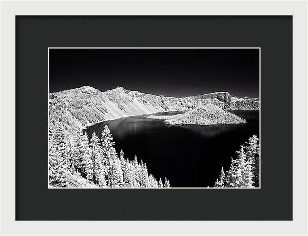 Serene Waters Of Crater Lake