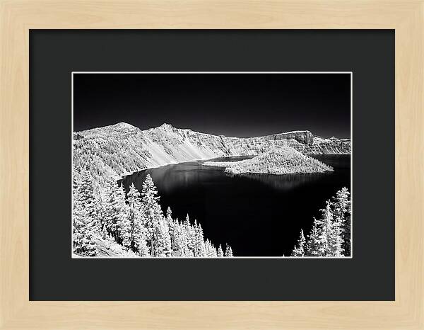 Serene Waters Of Crater Lake