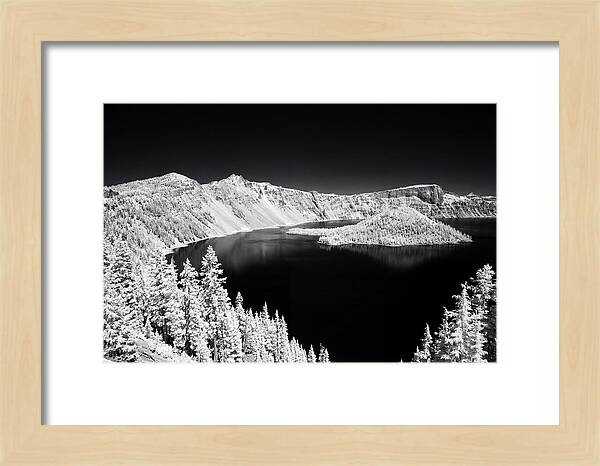 Serene Waters Of Crater Lake