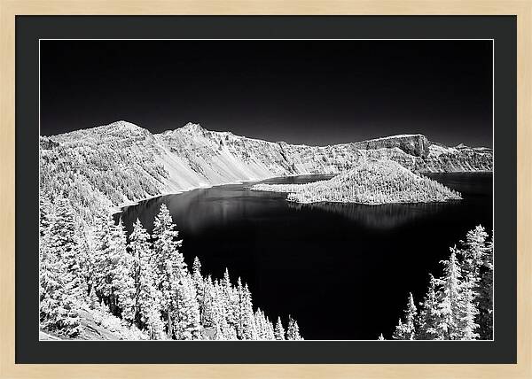 Serene Waters Of Crater Lake