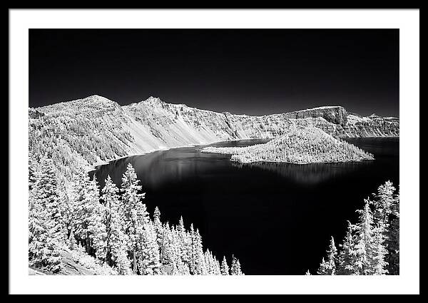 Serene Waters Of Crater Lake