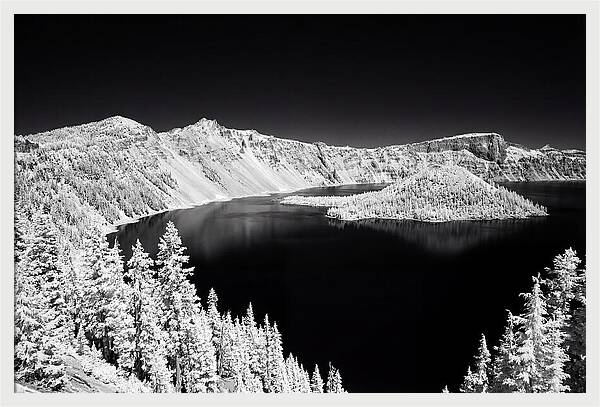 Serene Waters Of Crater Lake