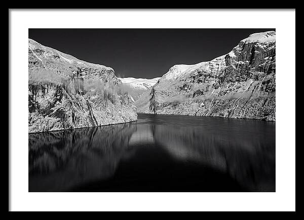 Serene Waters Of The Fjord