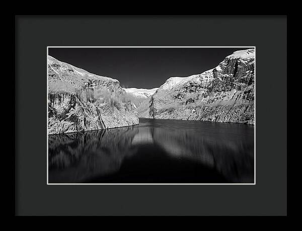 Serene Waters Of The Fjord