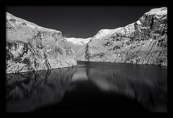 Serene Waters Of The Fjord